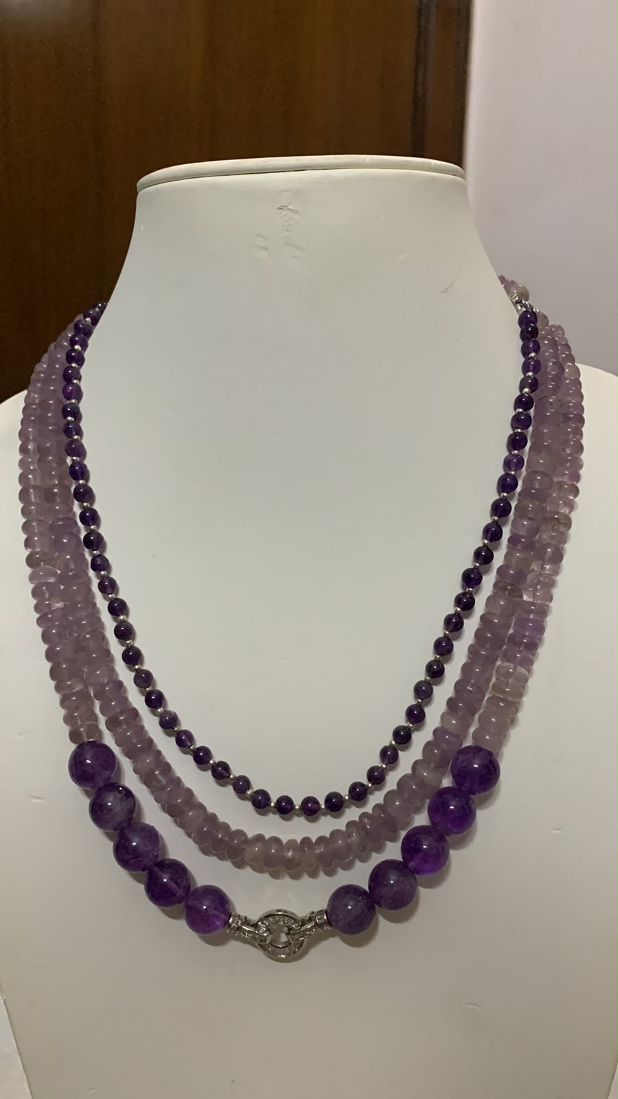 Amethyst Duet — Rose de France amethyst in two tones
